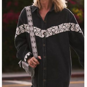 Bali Midnight City Denim Mini Dress - Western Free People Dress